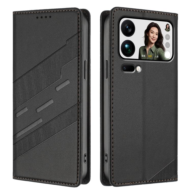 For Xiaomi 17 Pro Max Embossed Multi-functional Wallet Retro Leather Phone Case