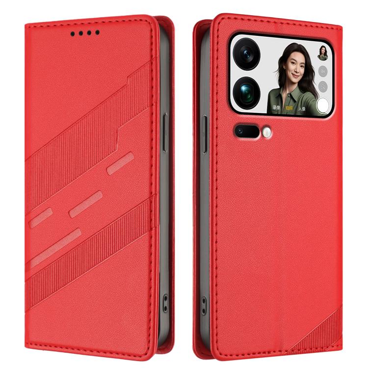 For Xiaomi 17 Pro Max Embossed Multi-functional Wallet Retro Leather Phone Case