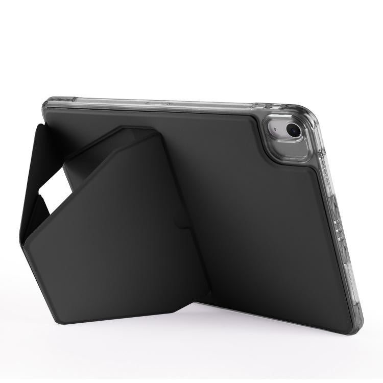 For iPad 10.2 2021 / 2020 / 10.5 Folding Magnetic Holder Acrylic Leather Back Tablet Case