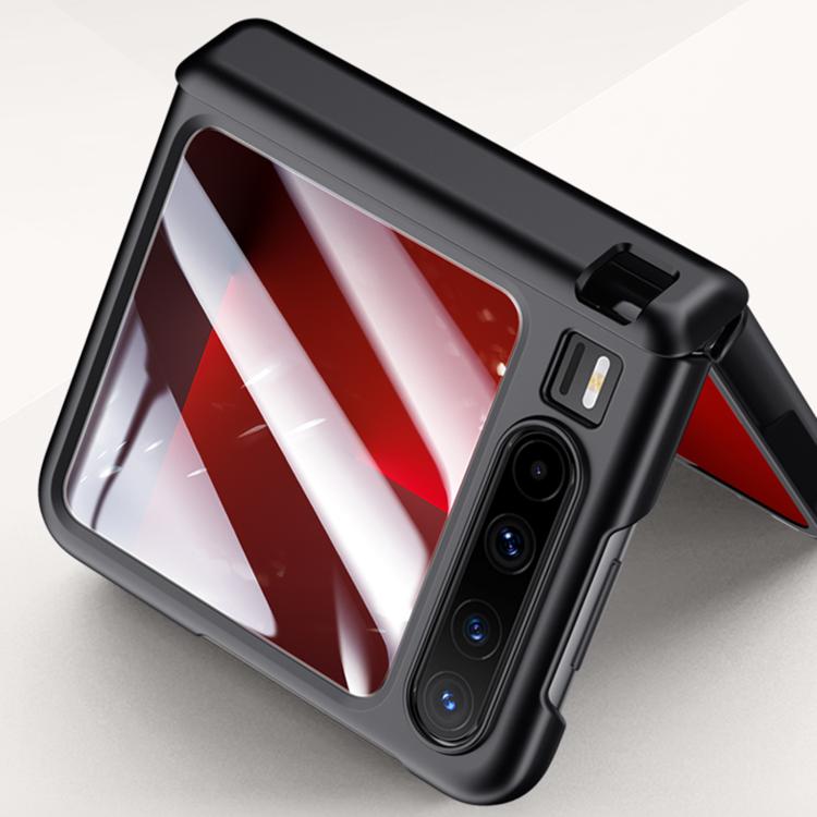 For Huawei Pura X Integrated Skin Feel Axis Hinge MagSafe Phone Case