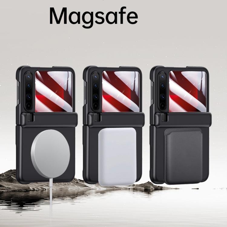 For Huawei Pura X Integrated Skin Feel Axis Hinge MagSafe Phone Case
