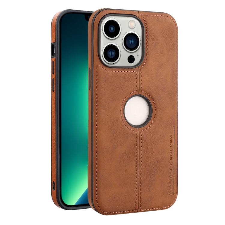 For iPhone 13 Pro Max Crazy Horse Leather Back Cover Phone Case