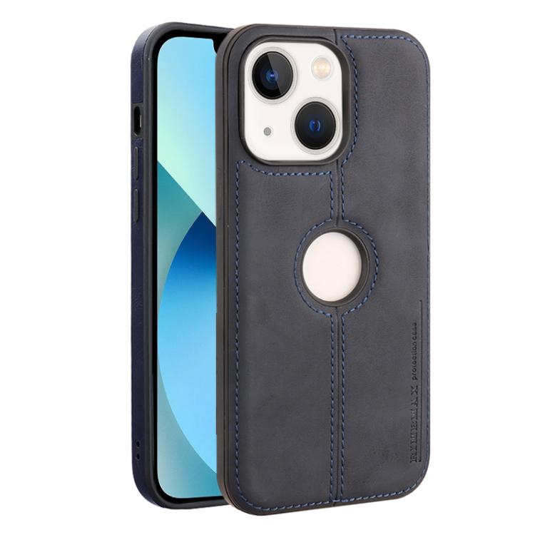 For iPhone 13 Crazy Horse Leather Back Cover Phone Case