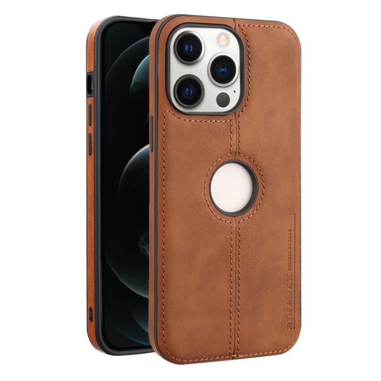 For iPhone 12 Pro Max Crazy Horse Leather Back Cover Phone Case