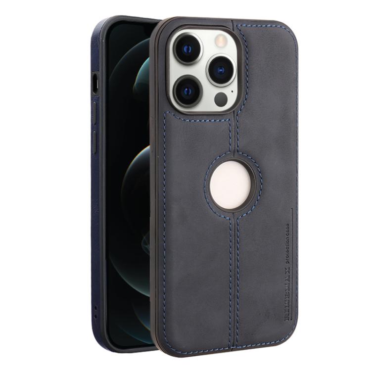 For iPhone 12 Pro Crazy Horse Leather Back Cover Phone Case