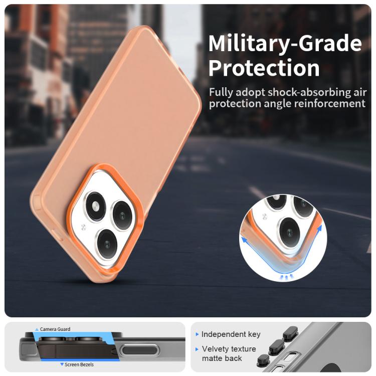 For Tecno Spark 20 Candy PC Hybrid TPU Shockproof Phone Case