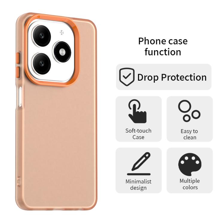 For Tecno Spark 20 Candy PC Hybrid TPU Shockproof Phone Case