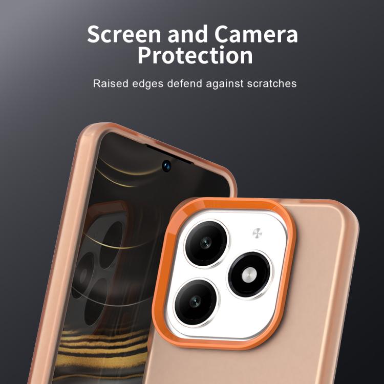 For Tecno Spark 20 Candy PC Hybrid TPU Shockproof Phone Case