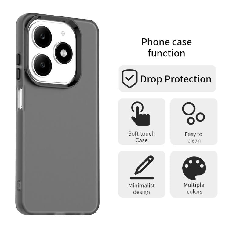For Tecno Spark 20 Candy PC Hybrid TPU Shockproof Phone Case