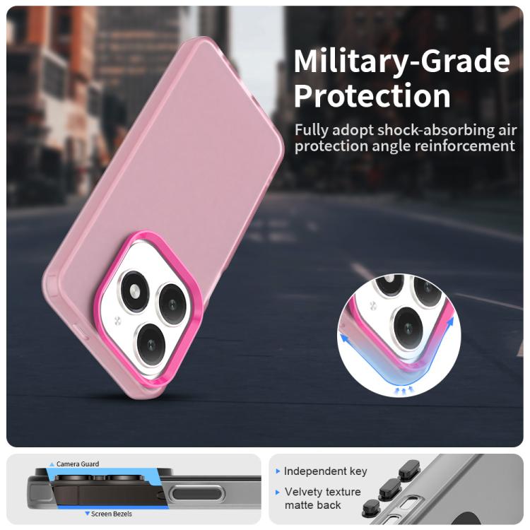 For Tecno Spark 20 Candy PC Hybrid TPU Shockproof Phone Case