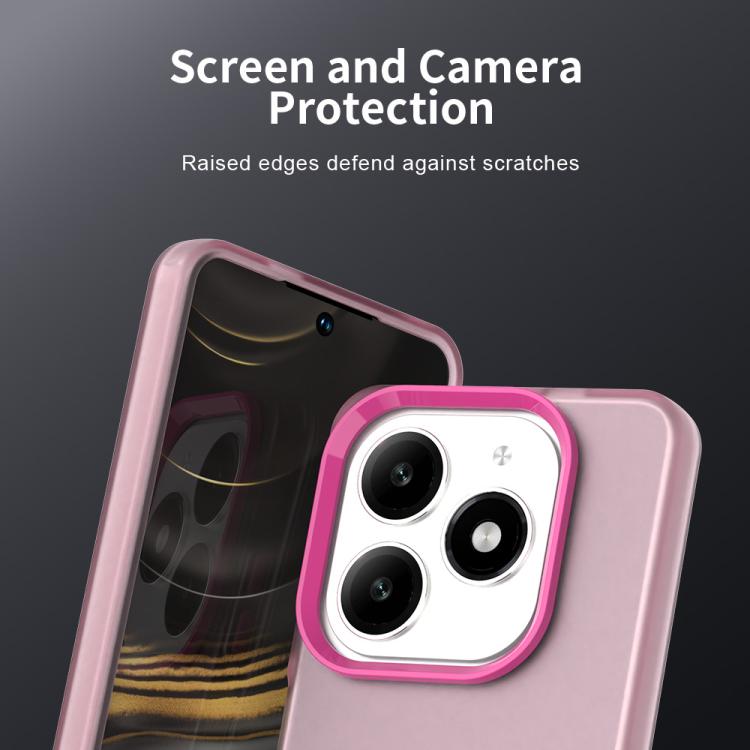 For Tecno Spark 20 Candy PC Hybrid TPU Shockproof Phone Case