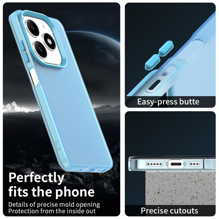 For Tecno Spark 20 Candy PC Hybrid TPU Shockproof Phone Case