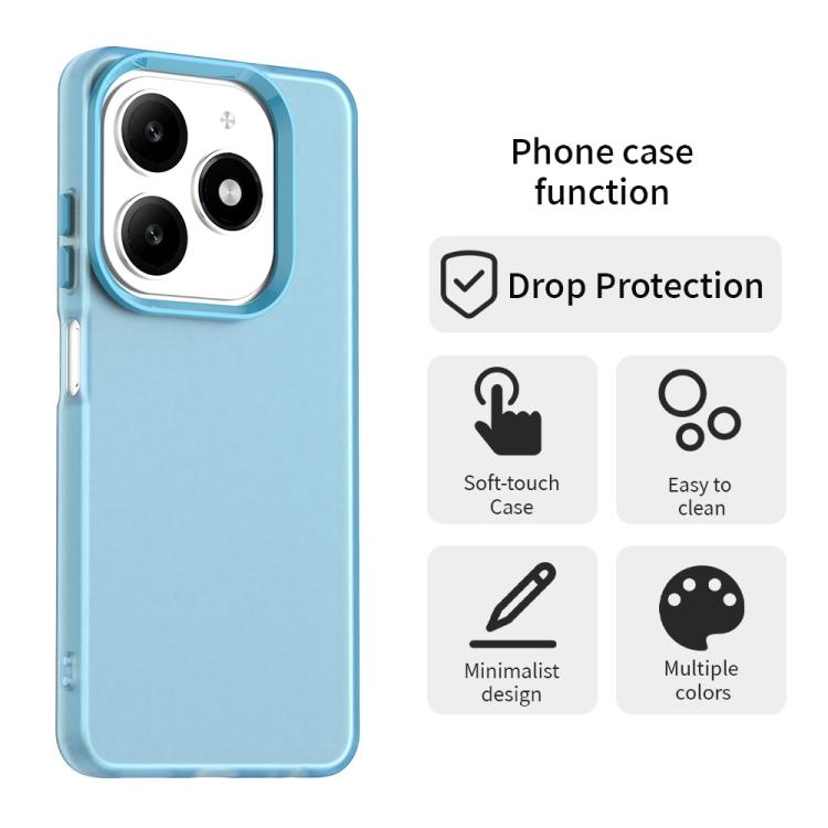For Tecno Spark 20 Candy PC Hybrid TPU Shockproof Phone Case