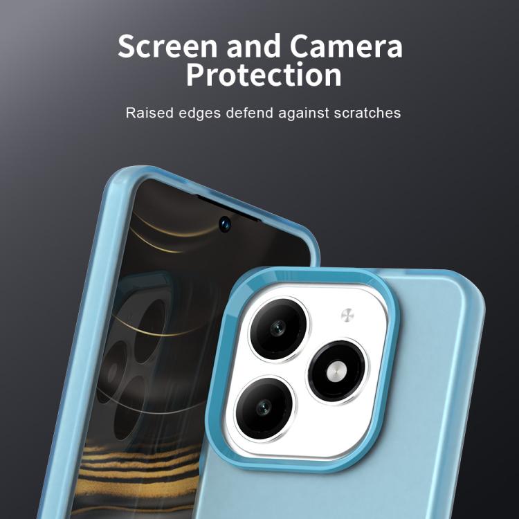 For Tecno Spark 20 Candy PC Hybrid TPU Shockproof Phone Case