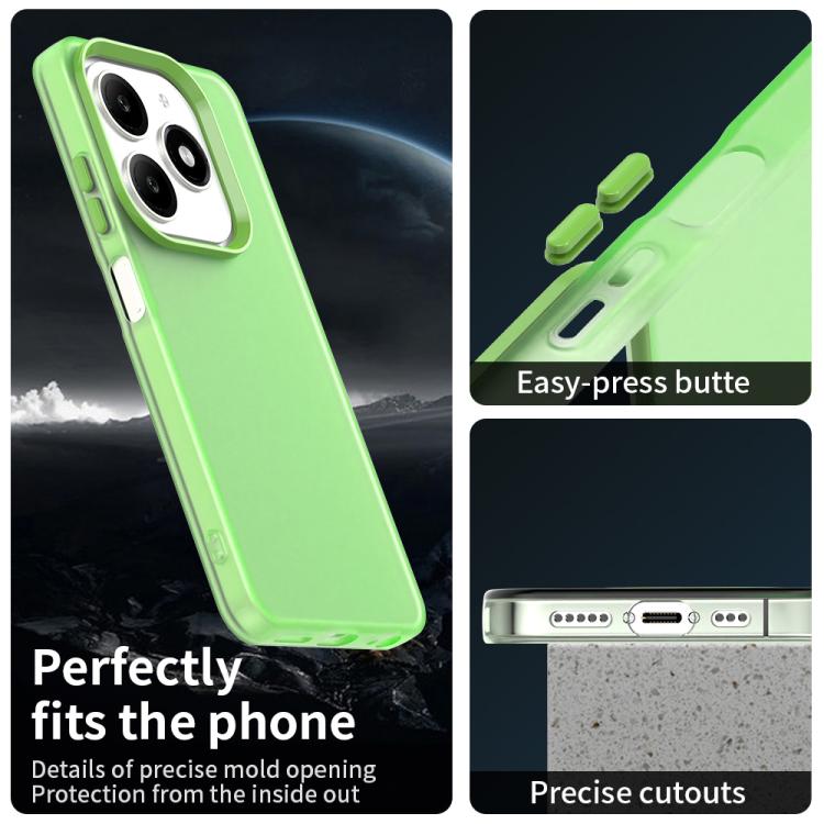 For Tecno Spark 20 Candy PC Hybrid TPU Shockproof Phone Case