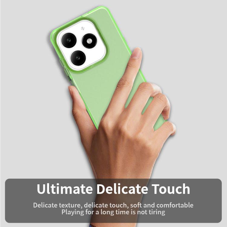 For Tecno Spark 20 Candy PC Hybrid TPU Shockproof Phone Case