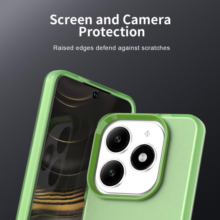 For Tecno Spark 20 Candy PC Hybrid TPU Shockproof Phone Case