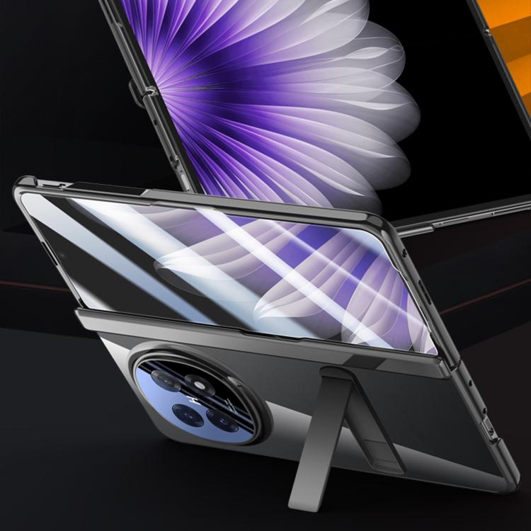 For OPPO Find N5 HD Integrated Transparent Electroplating Axis Hinge Fold Holder Phone Case
