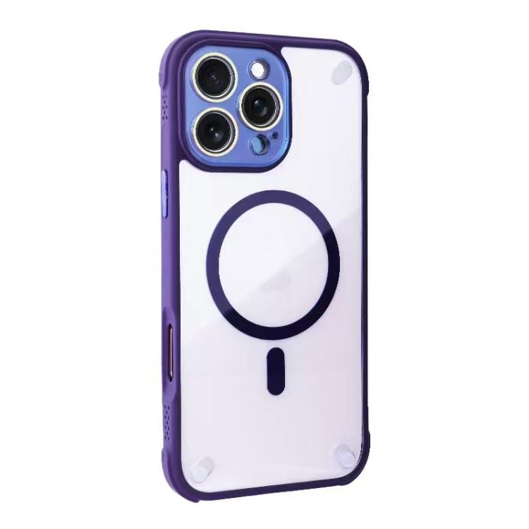 For iPhone 13 Pro Shockproof MagSafe Magnetic TPU Hybrid Acrylic Phone Case