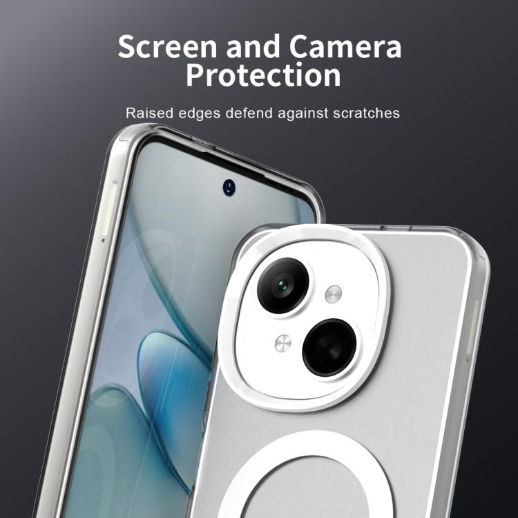 For Tecno Spark 20 Candy Magsafe PC Hybrid TPU Phone Case