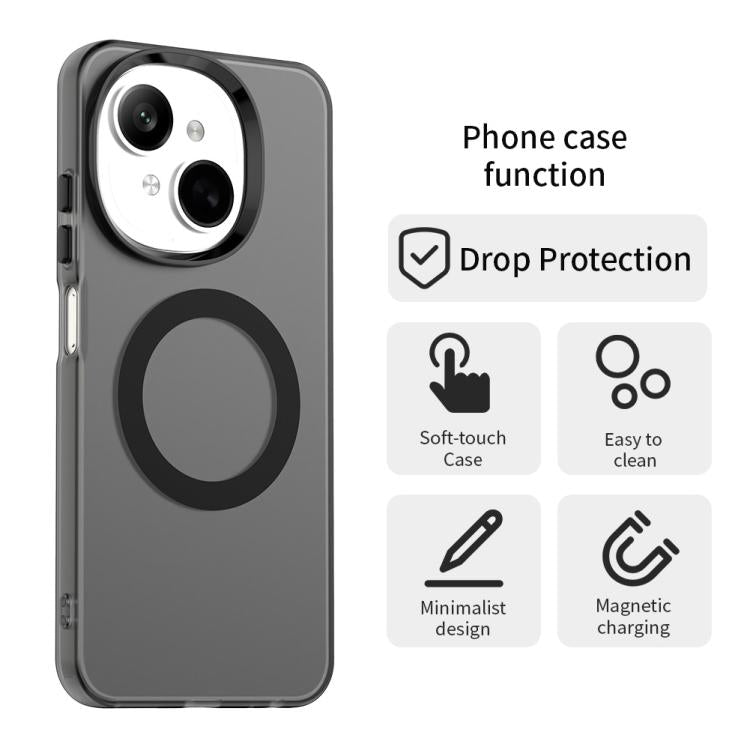 For Tecno Spark 20 Candy Magsafe PC Hybrid TPU Phone Case