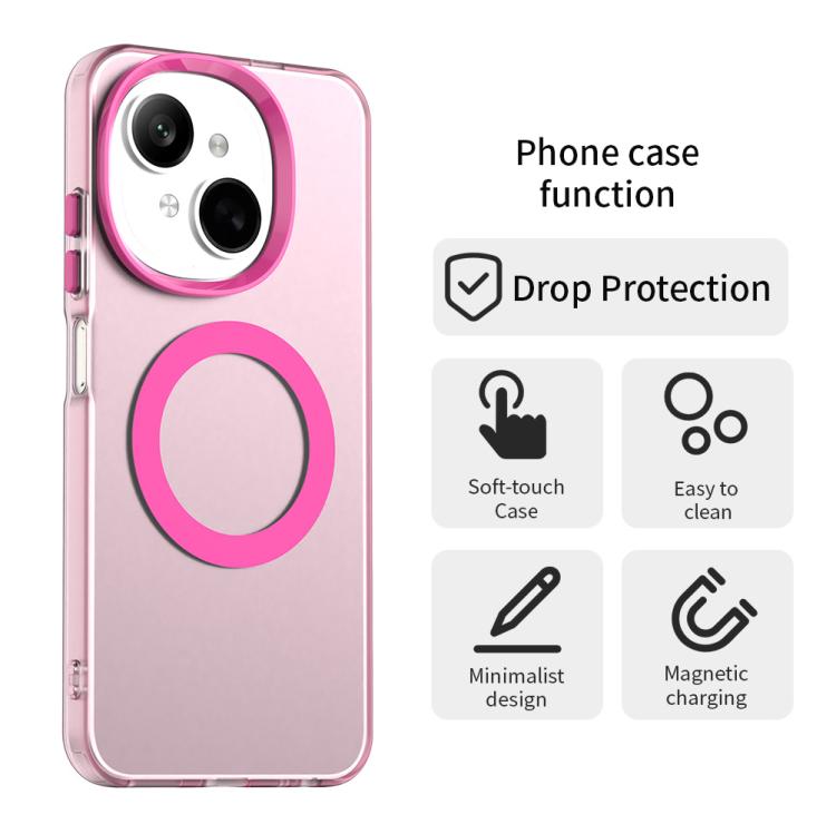 For Tecno Spark 20 Candy Magsafe PC Hybrid TPU Phone Case