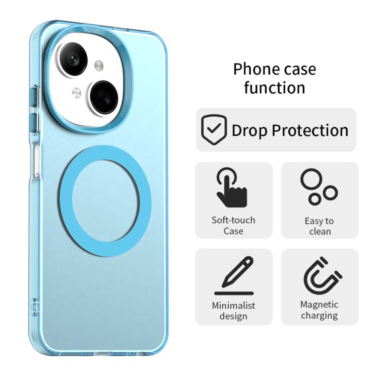 For Tecno Spark 20 Candy Magsafe PC Hybrid TPU Phone Case