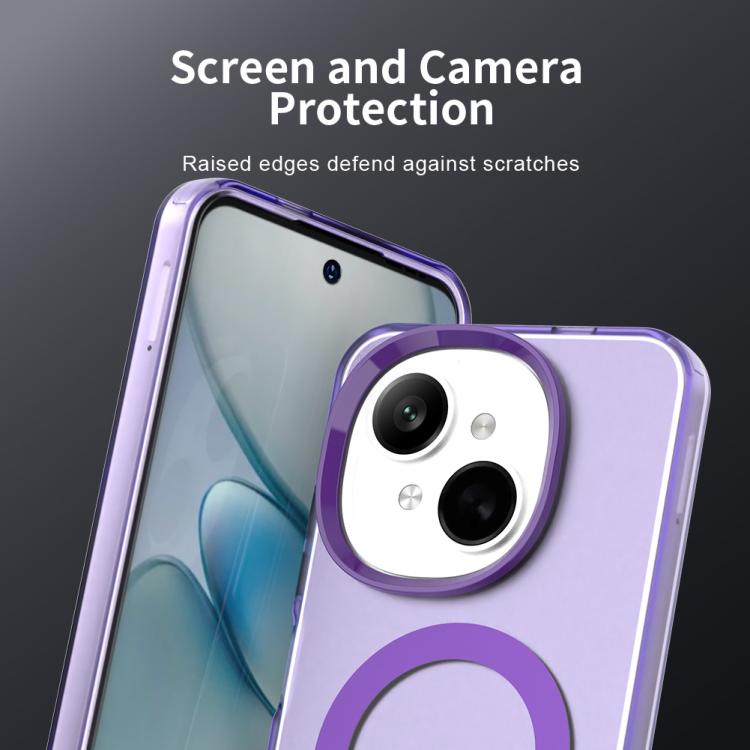 For Tecno Spark 20 Candy Magsafe PC Hybrid TPU Phone Case