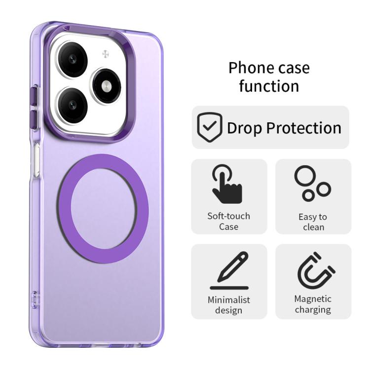 For Tecno Spark Go 1S Candy Magsafe PC Hybrid TPU Phone Case