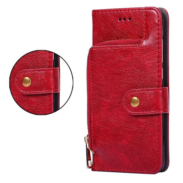 For Samsung Galaxy A05 4G Zipper Bag Leather Phone Case