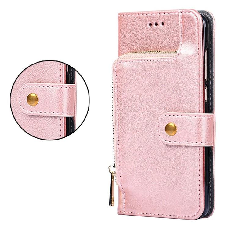 For Samsung Galaxy A36 5G Zipper Bag Leather Phone Case