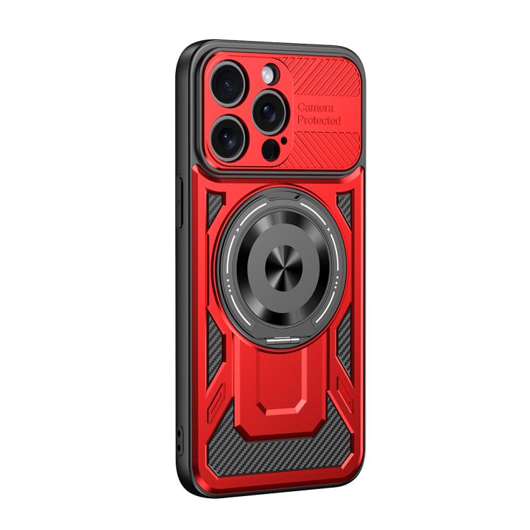 For iPhone 14 Pro Armor Rotating Holder MagSafe Phone Case