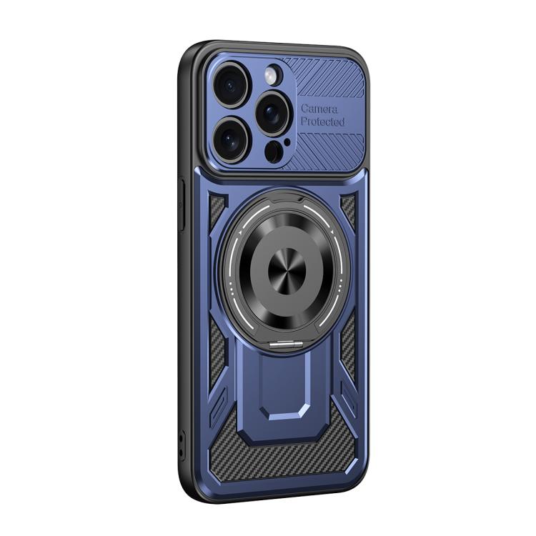 For iPhone 12 Pro Armor Rotating Holder MagSafe Phone Case