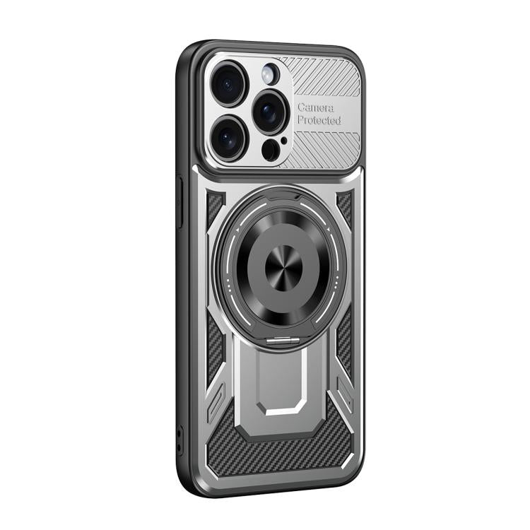 For iPhone 11 Pro Armor Rotating Holder MagSafe Phone Case