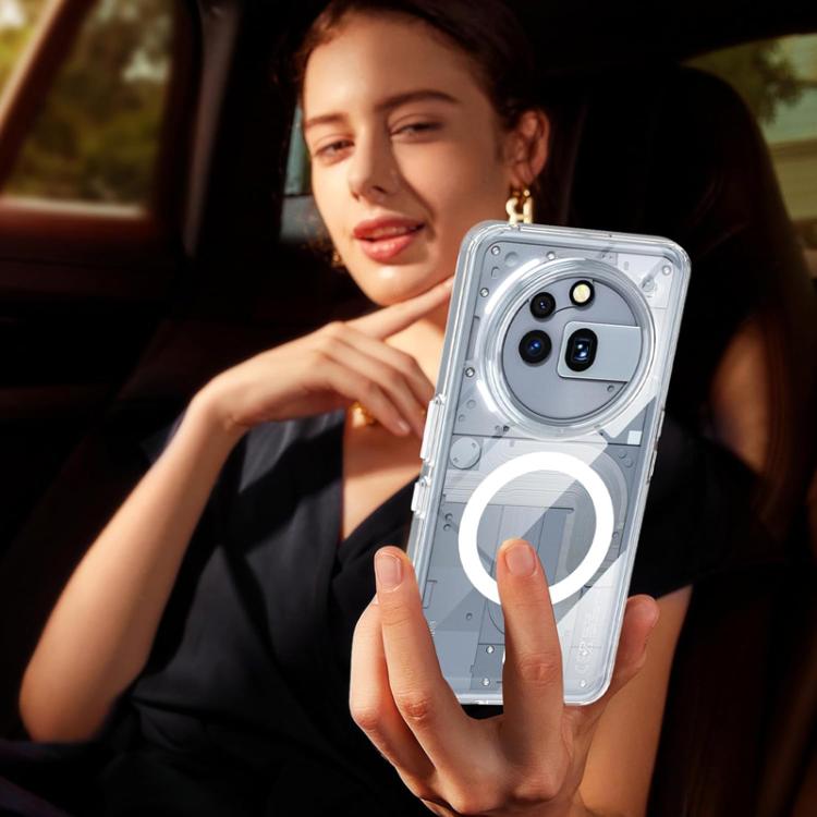 For Nothing Phone 3a Pro Crystal Clear Magnetic Shockproof Phone Case