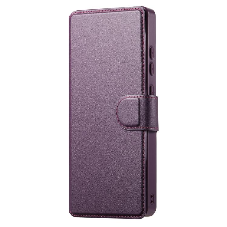 For Samsung Galaxy S25 Ultra 5G CaseNeo Finger Grip Strap MagSafe Leather Phone Case