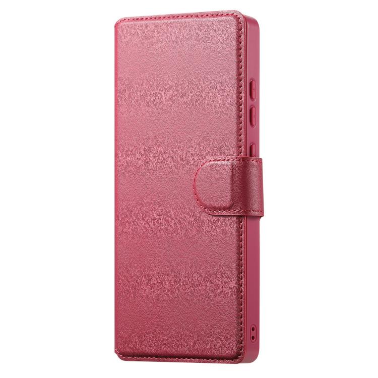 For Samsung Galaxy S25 Ultra 5G CaseNeo Finger Grip Strap MagSafe Leather Phone Case