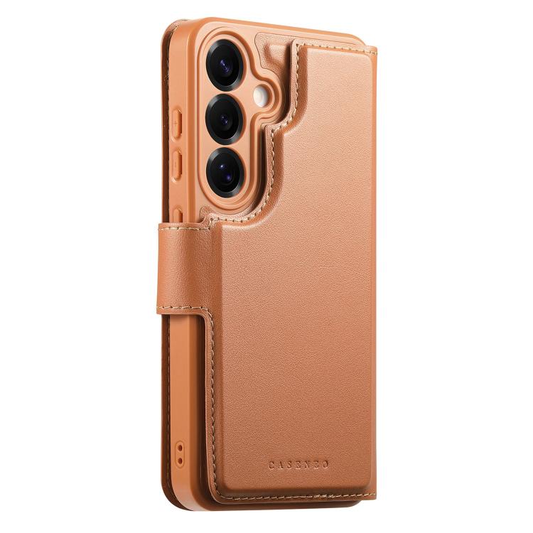 For Samsung Galaxy S25 / S24 5G CaseNeo Finger Grip Strap MagSafe Leather Phone Case