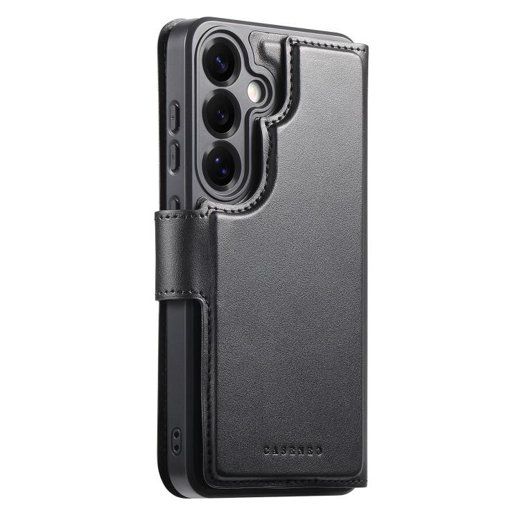 For Samsung Galaxy S25 / S24 5G CaseNeo Finger Grip Strap MagSafe Leather Phone Case