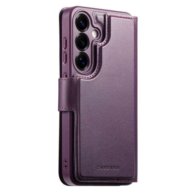 For Samsung Galaxy S25 / S24 5G CaseNeo Finger Grip Strap MagSafe Leather Phone Case
