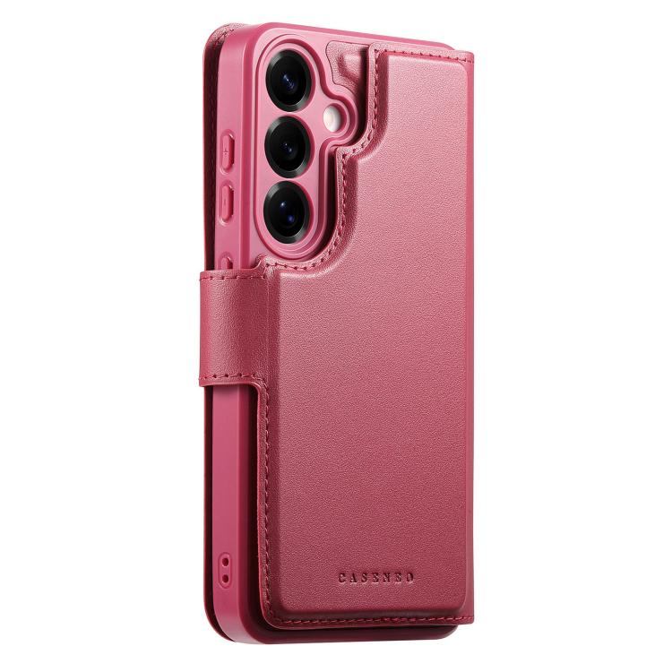 For Samsung Galaxy S25 / S24 5G CaseNeo Finger Grip Strap MagSafe Leather Phone Case