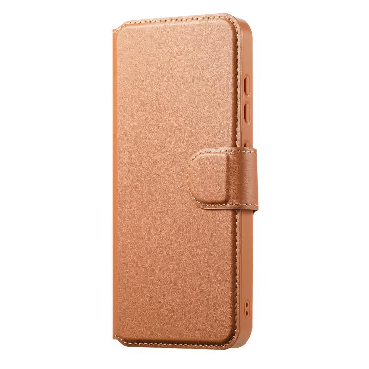For Samsung Galaxy S25 Edge 5G CaseNeo Finger Grip Strap MagSafe Leather Phone Case