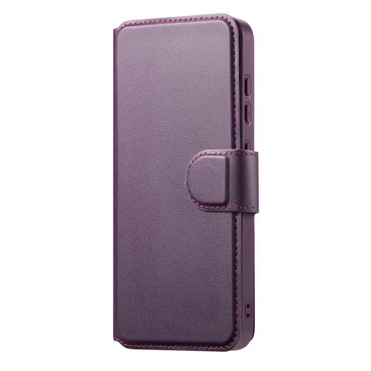 For Samsung Galaxy S25 Edge 5G CaseNeo Finger Grip Strap MagSafe Leather Phone Case