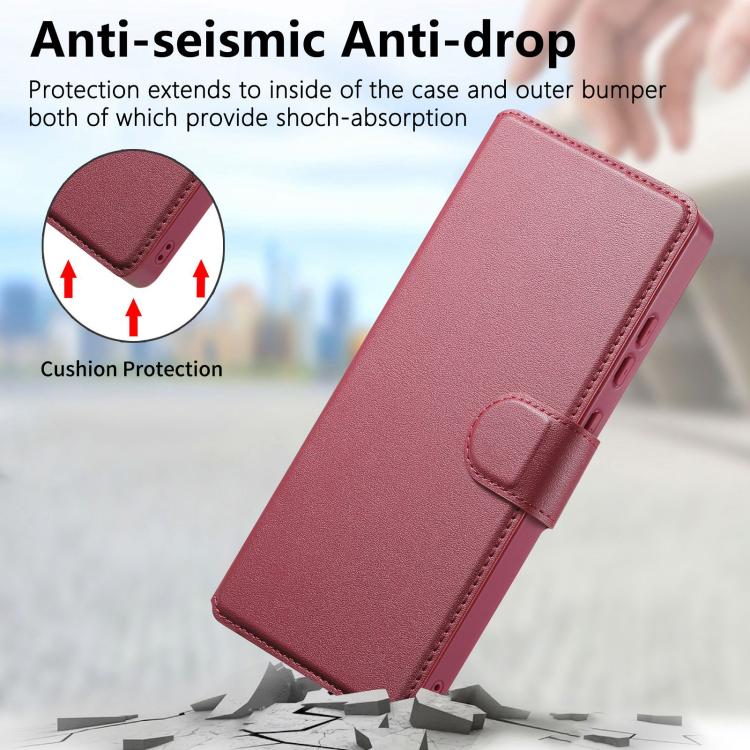 For Samsung Galaxy S26 Ultra 5G CaseNeo Finger Grip Strap MagSafe Leather Phone Case