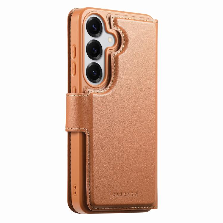 For Samsung Galaxy S26+ 5G CaseNeo Finger Grip Strap MagSafe Leather Phone Case