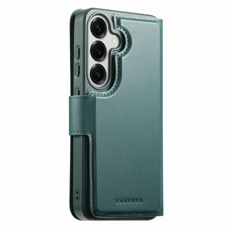 For Samsung Galaxy S26+ 5G CaseNeo Finger Grip Strap MagSafe Leather Phone Case