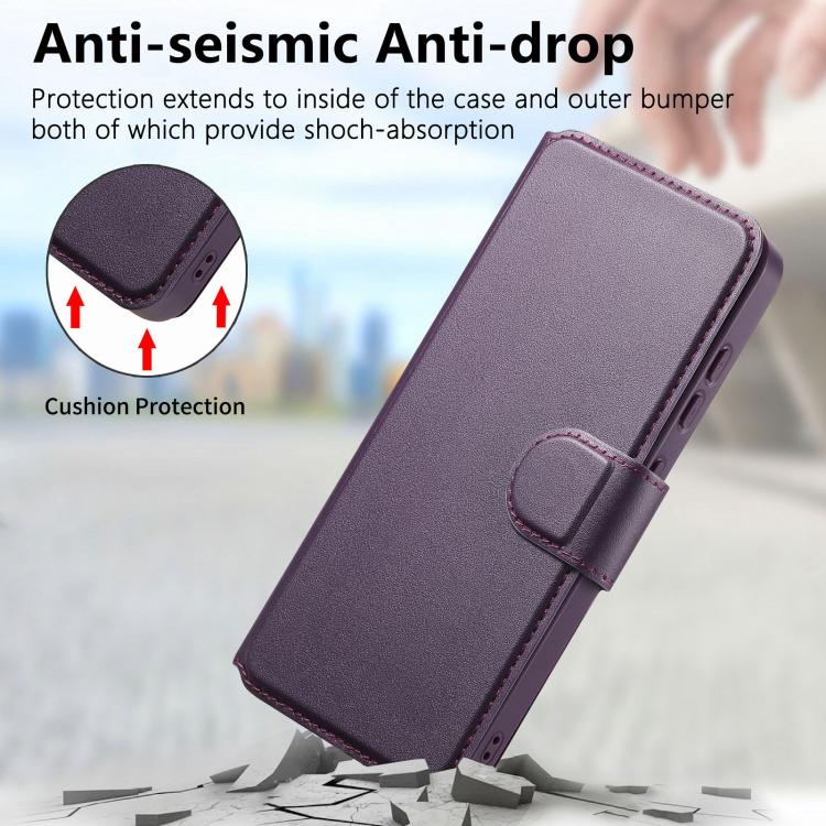 For Samsung Galaxy S26+ 5G CaseNeo Finger Grip Strap MagSafe Leather Phone Case
