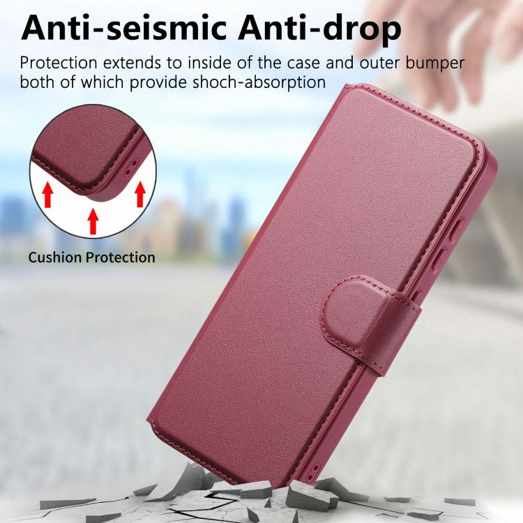 For Samsung Galaxy S26+ 5G CaseNeo Finger Grip Strap MagSafe Leather Phone Case