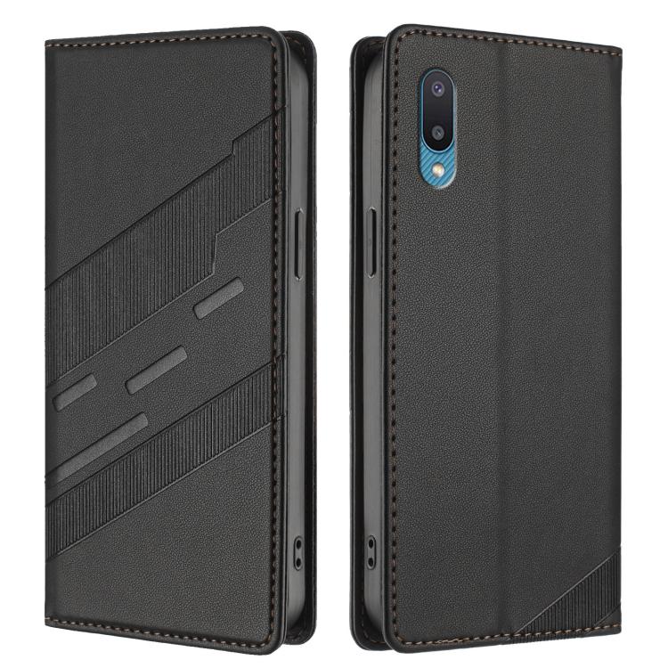 For Samsung Galaxy A02 / M02 Embossed Multi-functional Wallet Retro Leather Phone Case