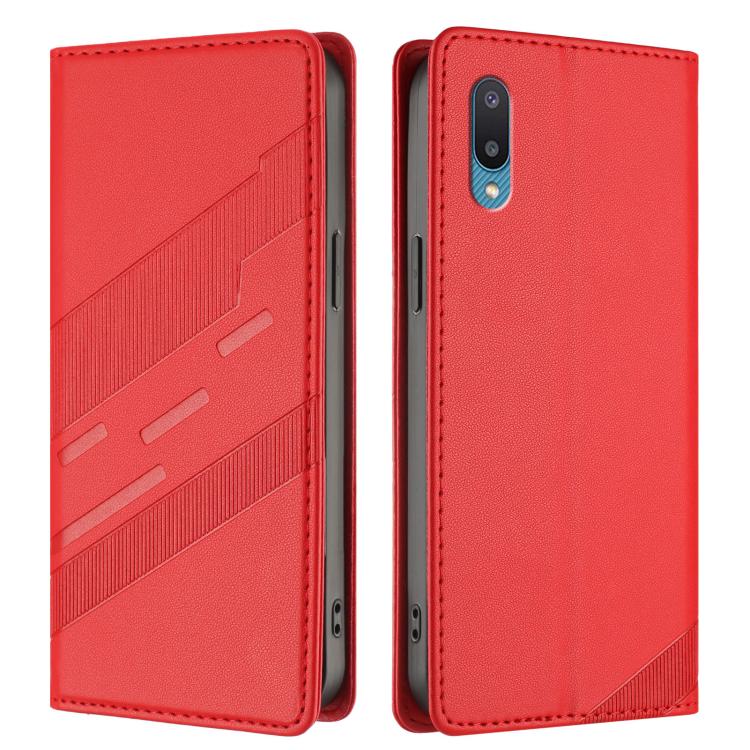 For Samsung Galaxy A02 / M02 Embossed Multi-functional Wallet Retro Leather Phone Case